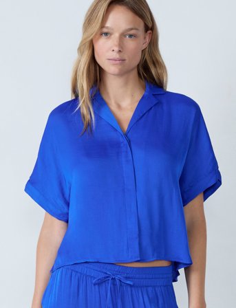 Etam Bluesa - Pyjama Shirt - Blue - L