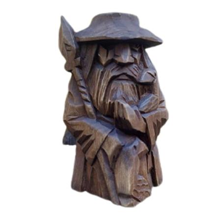 Odin ThorTyr Nordisk Hedensk Statue Retro Harpiks Håndværk Personlig Skrivebordsornament til Hjem Stue Kontor Ny