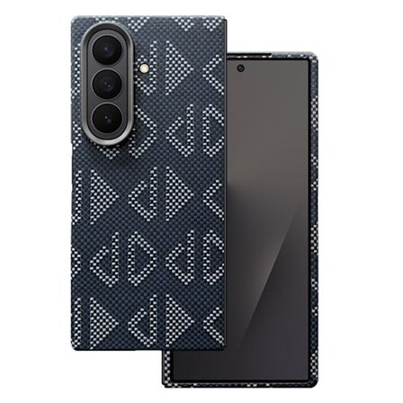 Mobilskal till Galaxy Z Fold 7 MagSafe Kevlar - Geometric Blå