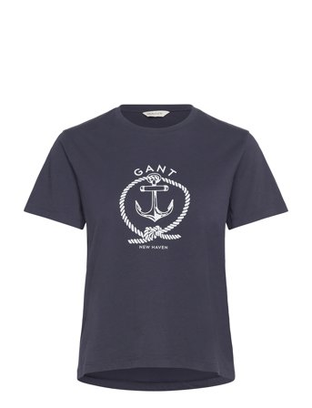 Reg Graphic Ss T-Shirt Navy GANT