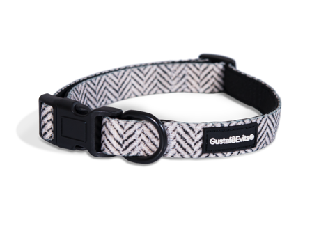 Gustaf och Evita - Hundehalsbånd Modish justerbart M, 20mm x 41-66cm Mønstret - Hund - Halsbånd - ZOO.no