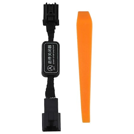 Automatisk Start/Stopp-Eliminator för Bil med Vippbrytare Kompatibel med Alfa Romeo Stelvio Giulia 2017-2024 Auto Stopp Start Enhetskontroll - Perfekt