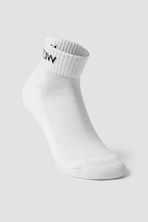 ICANIWILL - Training Half Socks White Treenivaatteet ICIW:ltä