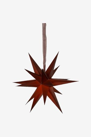 Star Trading - Paperitähti December - Ruskea - Valotähdet - - Homeroom