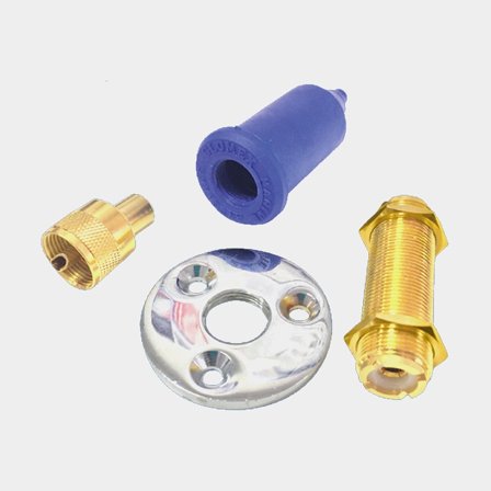 Glomex VHF kabelgenomföring däck/skott, Ø 45 mm