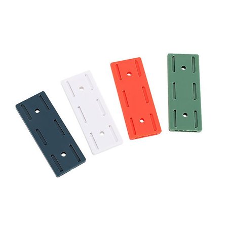 4 st självhäftande hållare för grenuttag, självhäftande stansfri skrivbordsuttagshållare väggfäste