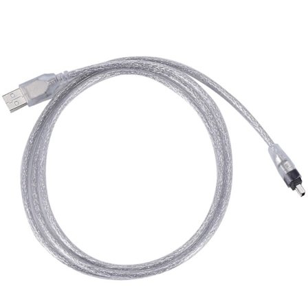 1,5M USB til IEEE 1394 4-pin Firewire DV Adapterkabel Konverter for PC-kamera