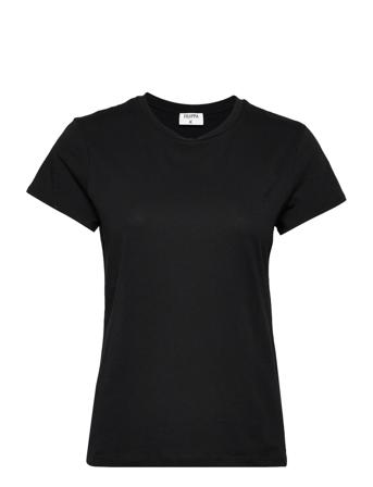 Soft Cotton Tee Designers T-shirts & Tops Short-sleeved Black Filippa K