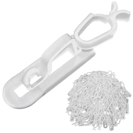 Julelysklemmer Alt-i-en-klemmer 100 stk., Universelle tagrender- og tagstensclips til ophængning