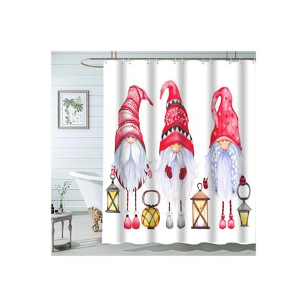 Jul Duschdraperi Praktiska Badrums Julartiklar Duschdraperi 180*180-SY10