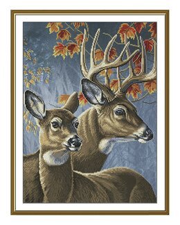 Broderipakke Bilde Skogspar - Nova Sloboda