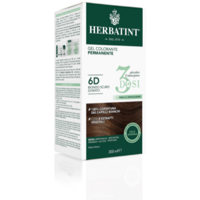 Herbatint Tintura Per Capelli Gel Permanente 6D Biondo Scuro