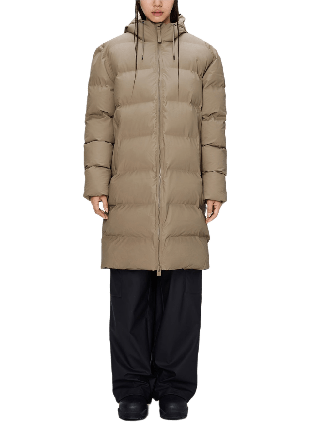 Rains Alta Long Puffer Jacket W3T4 Jackor Dam Beige M