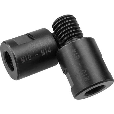 2 kpl adaptereita M10 sisäkierre M14 ulkokierremuuntimella M10 - M14 sisäkierreadapteri M10 - M14 uroskulmahiomakoneelle sähkötyökalulle