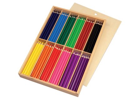 PLAYBOX Färgpennor trekantiga 144/fp - Lyreco - Skola och förskola - Pennor och tillbehör - Färgpennor - Jumbo