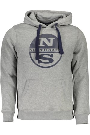 North Sails Felpa Senza Zip Uomo Grigio