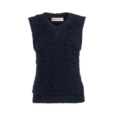 Marni Sleeveless Strik Blå, Dame Slipover