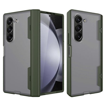 Til Samsung Galaxy Z Fold6 5G Etui Hud-Touch Magnetisk Fjederhængsel PC Telefon Cover med Skærmfilm