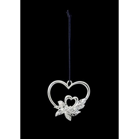 Dobbelt Hjerte H7 Forsølvet