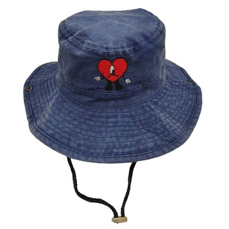 Hinkhatt Un Verano Sin Ti Bad Bunny Kärlek Hjärta Rep Vikbar Solskydd Andningsbar Herr Dam Sommar Fiskarehatt För Utomhus