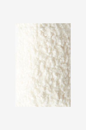 Jotex - Teddy Stoffprøve Polyester/Polyester Natur røykaktig ARIES - Kjøp Stoffprøver - Møbler hos Jotex