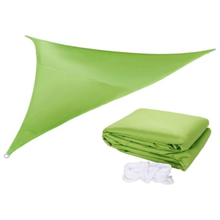 Solsegel Rät Vinkel, 3m x 4m x 5m Solsegel med Hårdvarusats, 3 Rep, Vattentät_FO