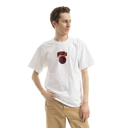 Huf, Koszulka męska HUF Eastern T-Shirt Ts 01579 White XXL Biały, Mężczyzna, Rozmiar: M