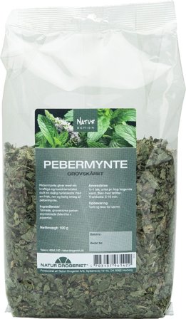 Natur Drogeriet Pebermynte grov skåret 100 g, Helse & Madvarer, Krydderier, Øvrigt