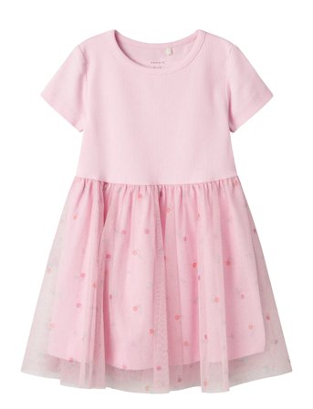Nmfhamina Ss Slim Dress Pb Pink Name It