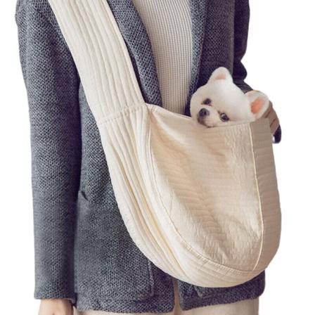 Husdjursväska Axelväska Hund Katt Sling Valp Tote Pouch Reseväska Handväska L