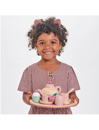 Tender Leaf Mini Chef - Birdie Tea Set - Multi/patterned - ONE SIZE