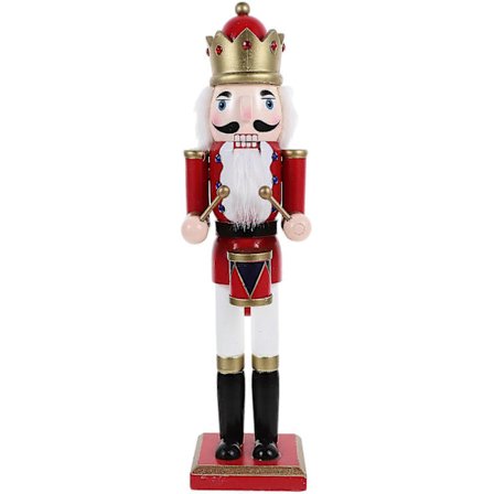 Joulupähkinänsärkijähahmo Pähkinänsärkijä Puinen Pähkinänsärkijäsotilashahmot Joulupähkinänsärkijä (FMY)