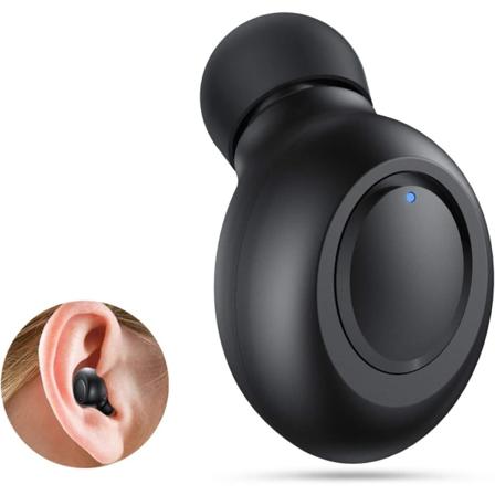 LEHII Bluetooth 5.0 trådlösa öronsnäckor, bärbar mini-monaural