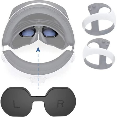 Linsebeskyttelse Kompatibel Med Ps Vr2, Silikone Støvsikker Anti-scratch Beskyttelse Hætte Til Playstation Vr2 Briller