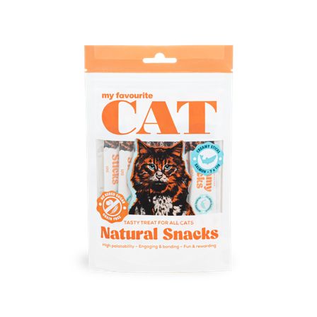 My favourite CAT - Creamy Sticks - Laks 7x12g - Katt - Kattegodteri & kattegress - ZOO.no