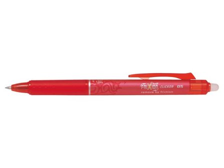 Pilot Gelpenna Frixion Clicker 0,5 röd - Lyreco - Kontorsmaterial > Pennor > Gelpennor raderbara