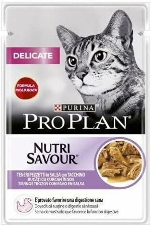 Purina Pro Plan Delicate Nutri Savour Pezzetti In Salsa Con
