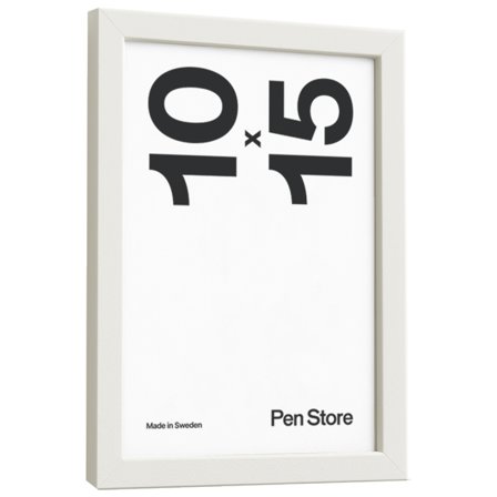 White Wooden Frame 10x15 cm