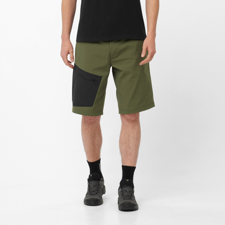 Salomon - Short pour homme Outerpath Utility Short M - Grape Leaf - L