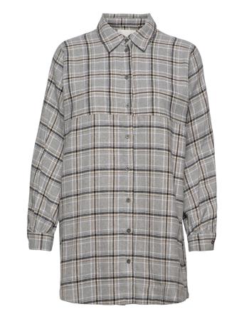 Mwbelle Long Shirt Grey My Essential Wardrobe