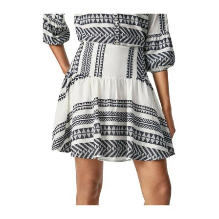 Pepe Jeans Mini Rok , Wit , Dames , Maat: L