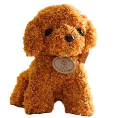 Hund Kosedyr Hund 25 Cm - Brun Brun Julegave