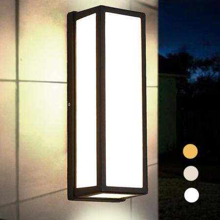 Udendørs væglampe veranda 30w 15in LED mat sort 3 farver