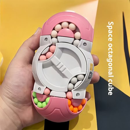 Magic Beans Stress Relief -lelu, 3D monipuolinen Space Magic Beans sormenpääpulmalelu