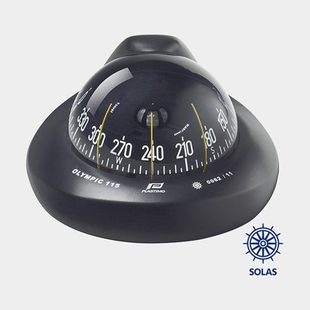 Kompass Plastimo Olympic 115 svart svart konisk ros