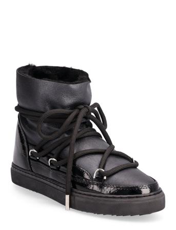 Gloss Shoes Wintershoes Ankle Boots Ankle Boot - Flat Musta Inuikii