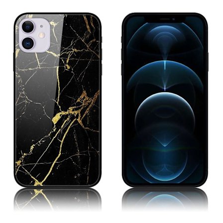 Fantasy iPhone 12 Pro / iPhone 12 skal - Guld / Svart