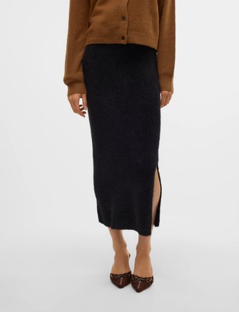 Vero Moda Vmpuff Nw Calf Pencil Skirt Boo - Black - M