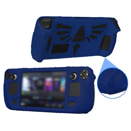 Soft for Shell förvaring för case för ångdäck Spelkonsol Silikonresor för case Cover för ångdäck med 4 joystik