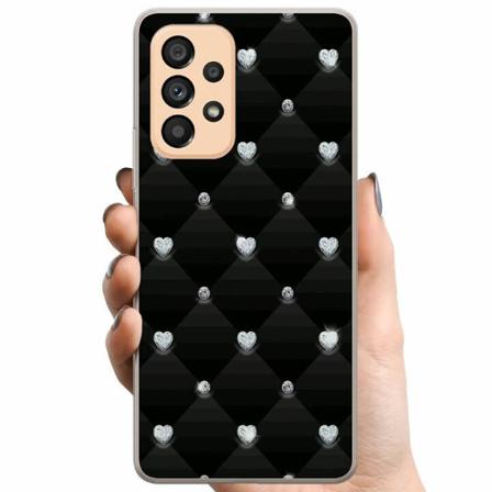 Samsung Galaxy A53 5g Tpu Mobilskal Bling Heart